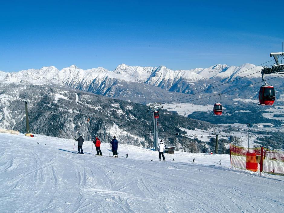 Skigebiet Oberlungau mit Skipiste in Grosseck-Speiereck