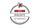 Sie sehen die Auszeichnung für das Restaurant Reidlhütte vom JUFA Hotel Annaberg***s vom Restaurant Guru vom Jahr 2024.